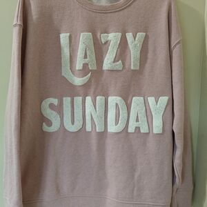Lazy Sunday Pink Sweater